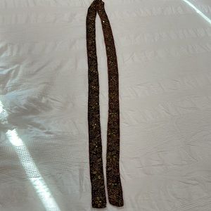 Tiger eye silk belt
